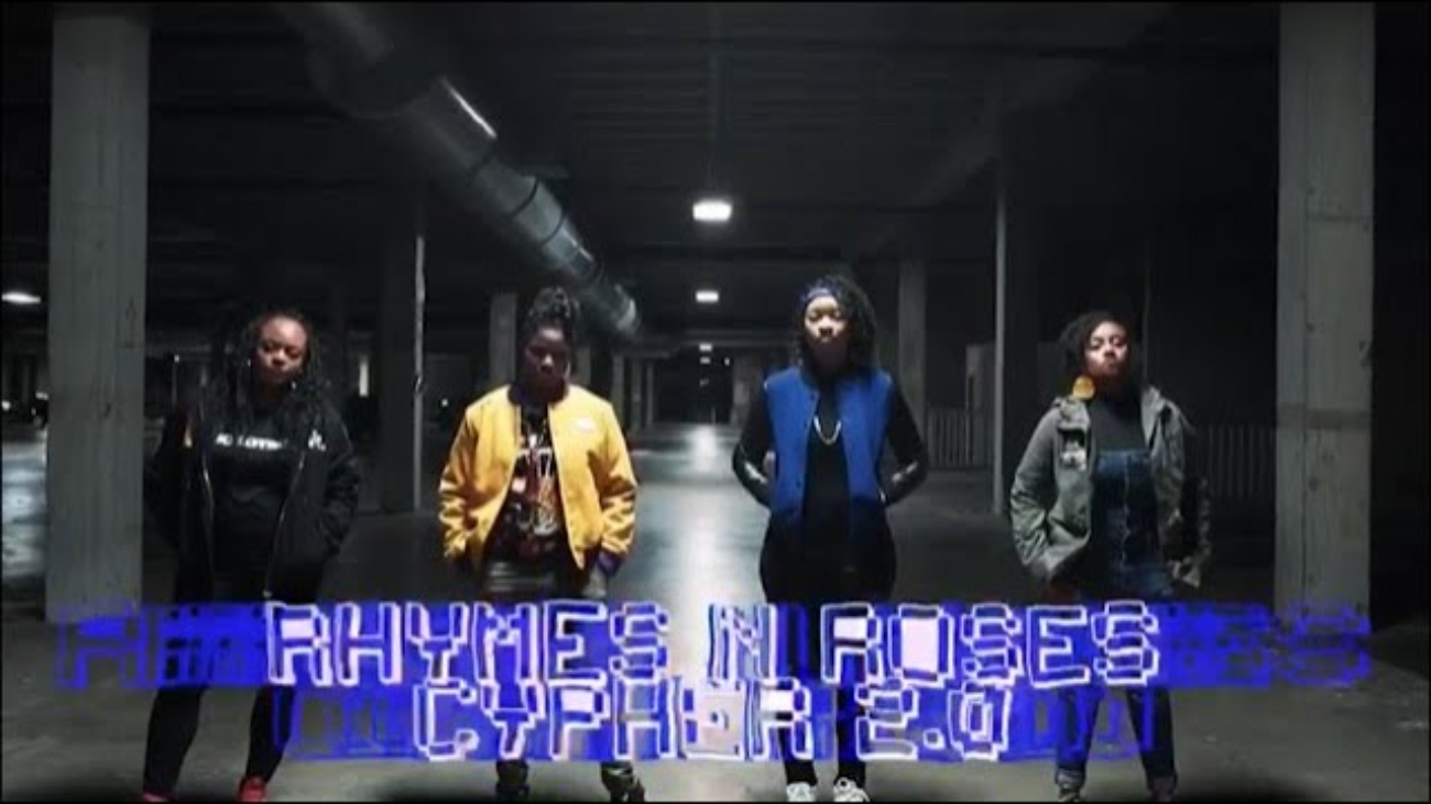 Rhymes & Roses Cypher 2.0 - A.I. the Anomaly, Aasha Marie, B. Angelique, and Shakiah