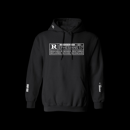 Rated R Black Hoodie Front