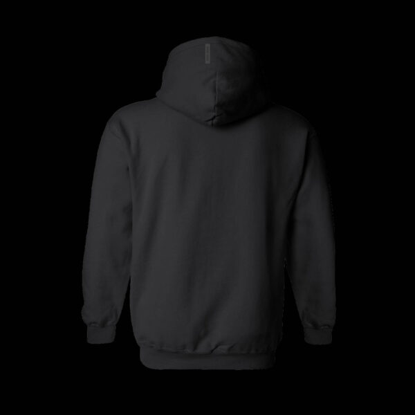 Trust God Hoodie Black and gray back